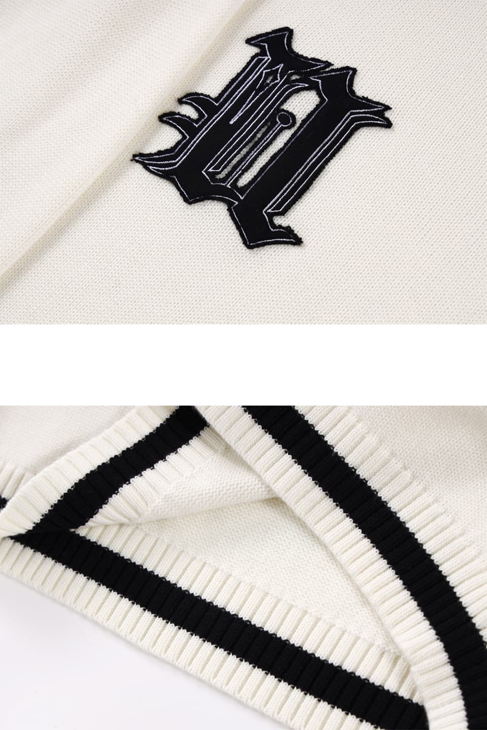 UNKNOWN X HCW U&N SKULL KNITWEAR-