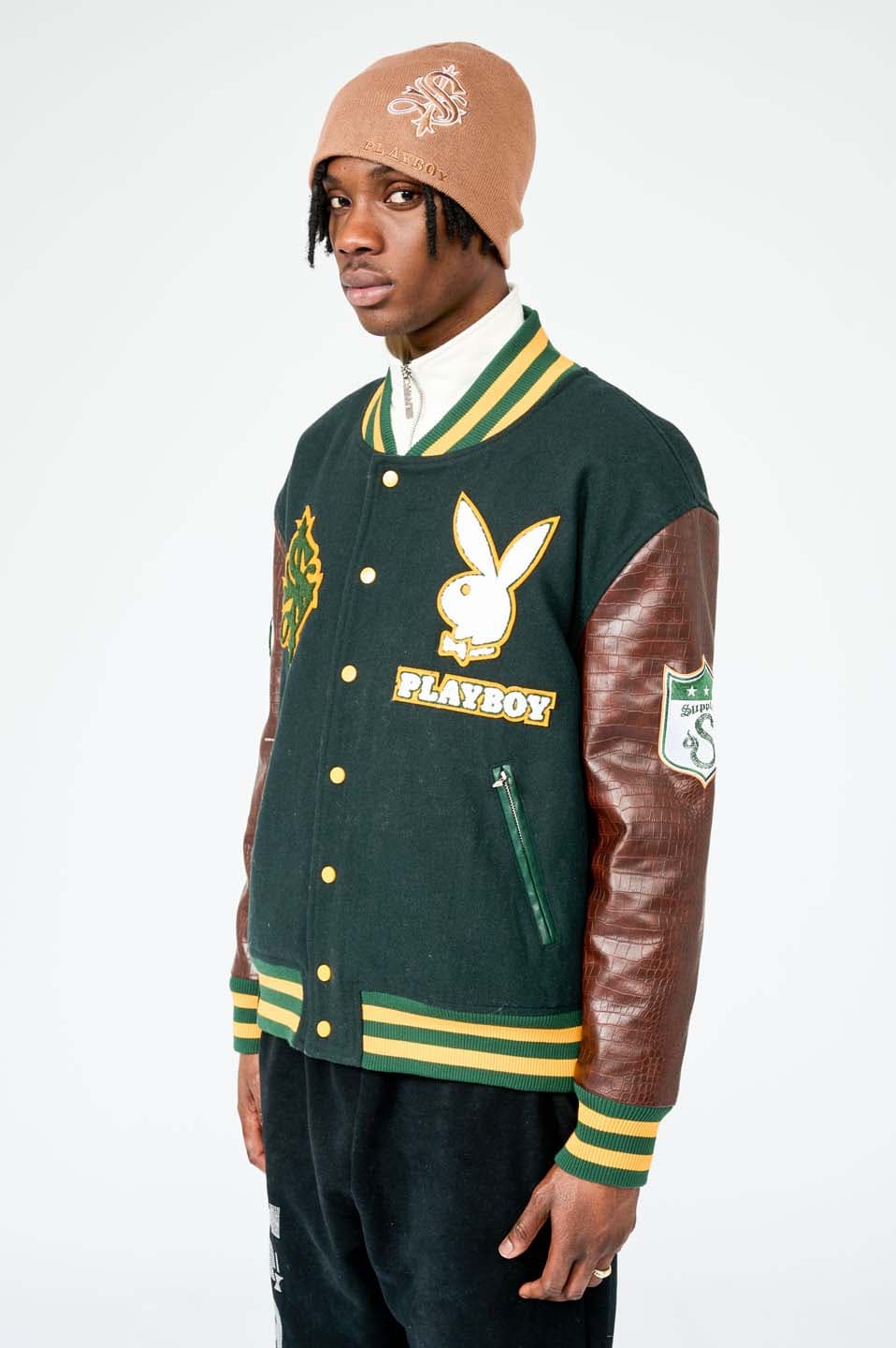 PLAYBOY STADIUM JACKET スタジャン sandiegokidsdentist.com