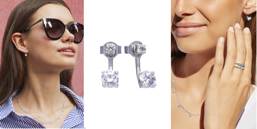 Pendientes de plata Diamonfire - blog octubre