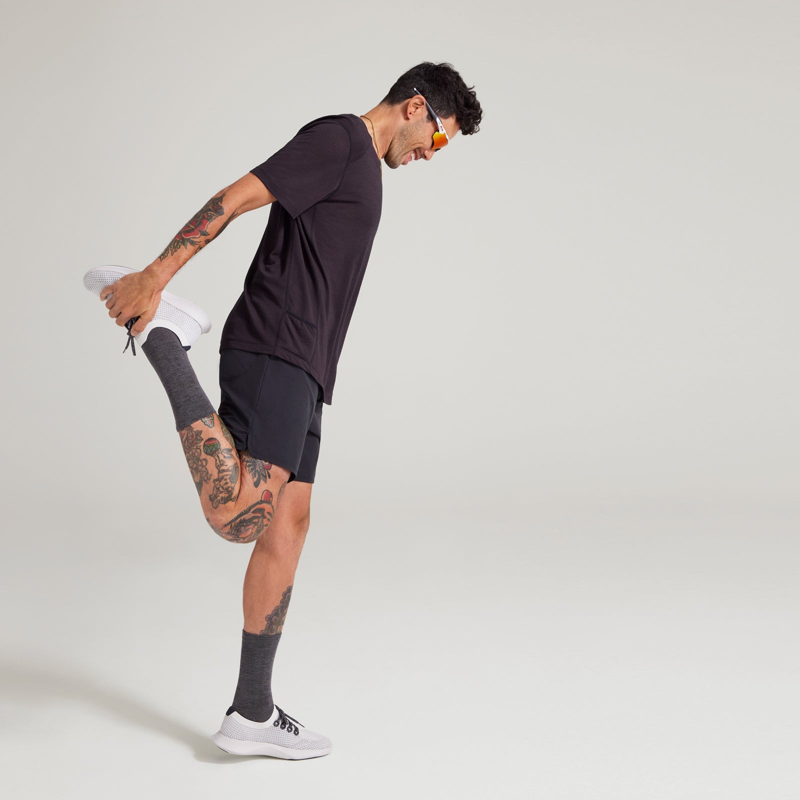 Men's Natural Run Short - Natural Black