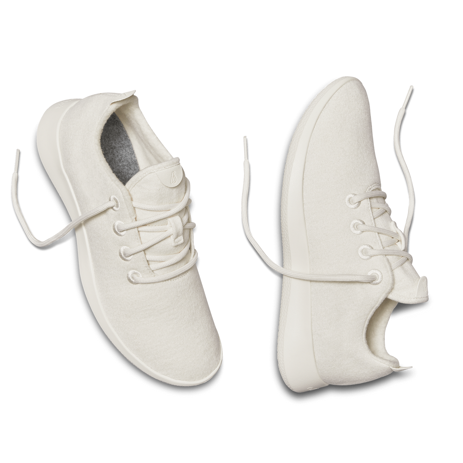 Men's Wool Runners - Natural White 2 (Cream Sole)