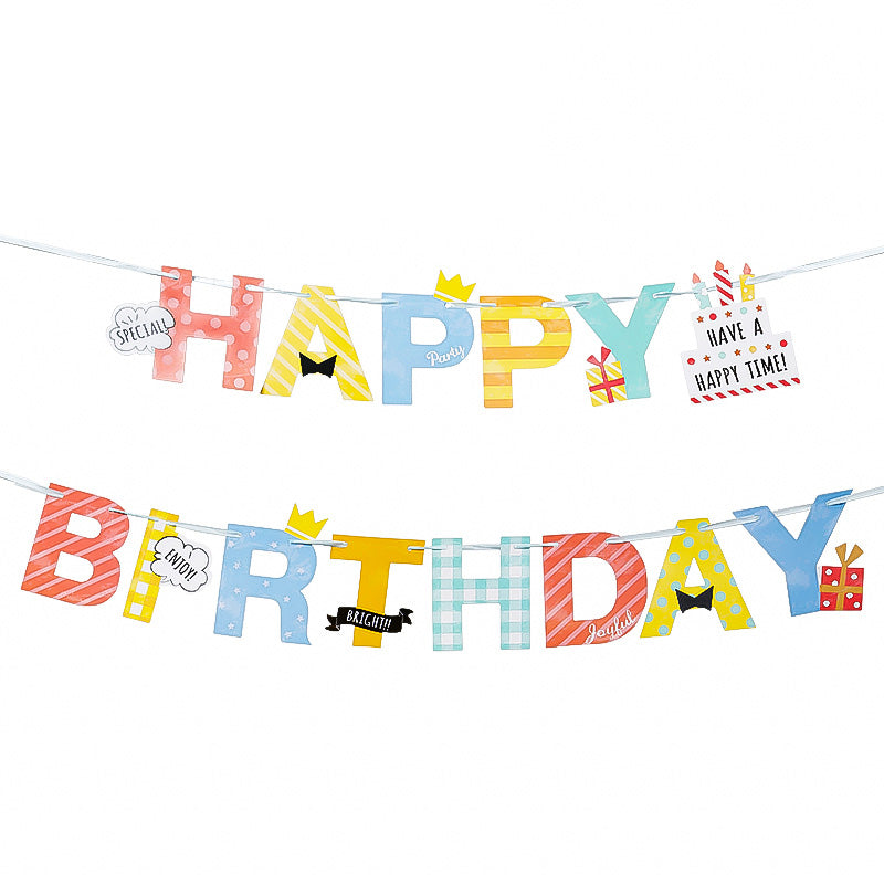 xo, Fetti Pastel Happy Birthday Banner - 1 Piece, Rainbow Bday Party  Decorations, Cute Birthday Decor, Sweet 16, 21st