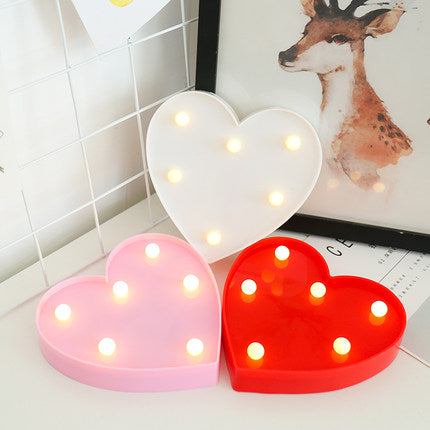 love shape light