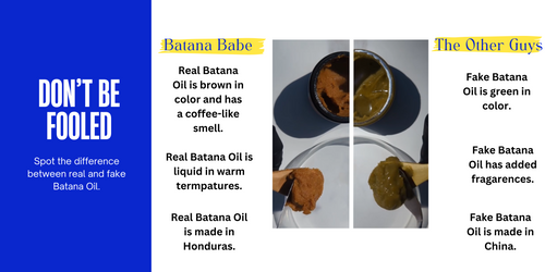 Real vs Fake Batana Oil