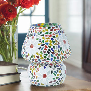 Buy Multicolour Mosaic Glass Table Lamp Online At Craftkriti Com