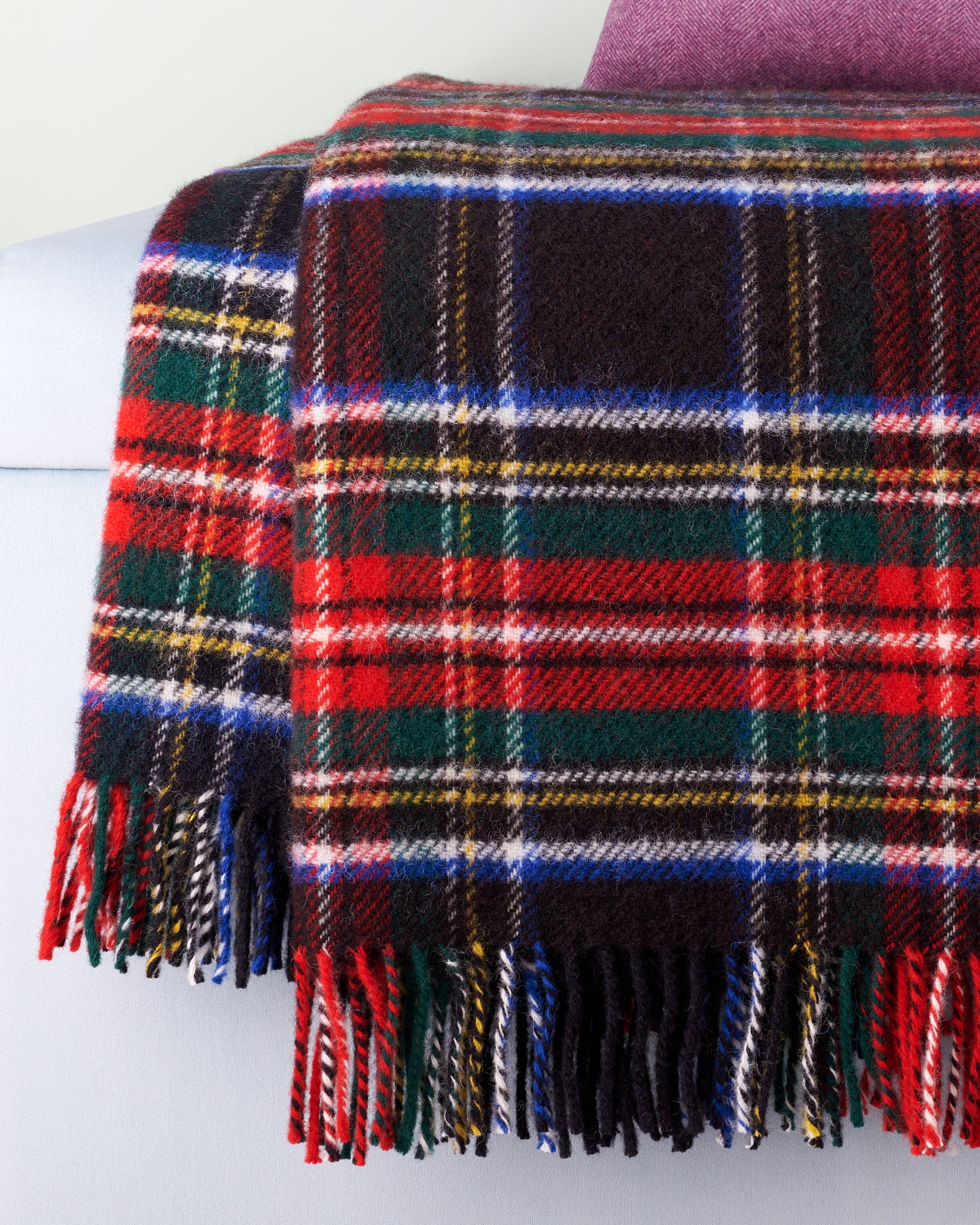 Tweedmill Black Watch Scottish Tartan Wool Blanket Throw