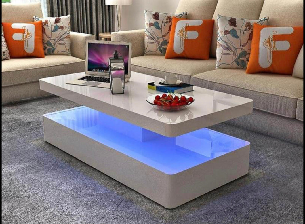 coffee table glossy white