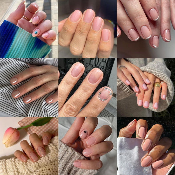 manicuras elegantes minimalistas clean girl nails 