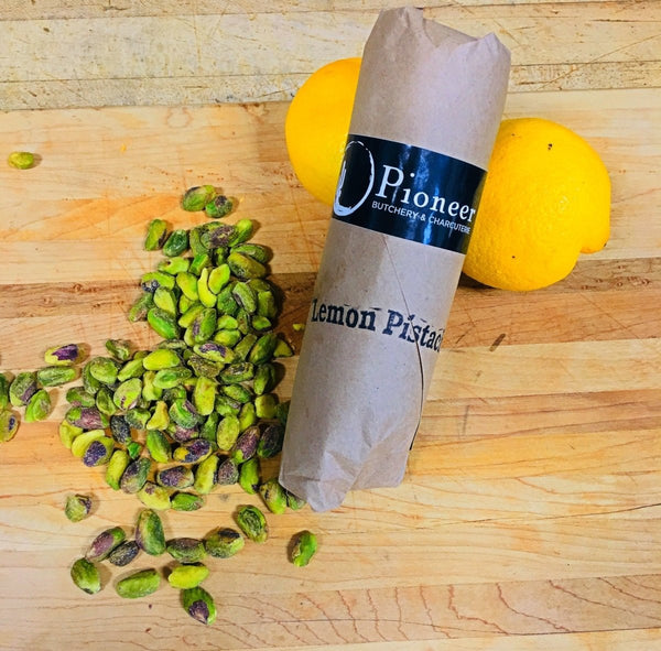 GotoPopupYYC - Pioneer Butchery - Lemon Pistachio Salami - 200g -Pioneer-LP-SAL-001