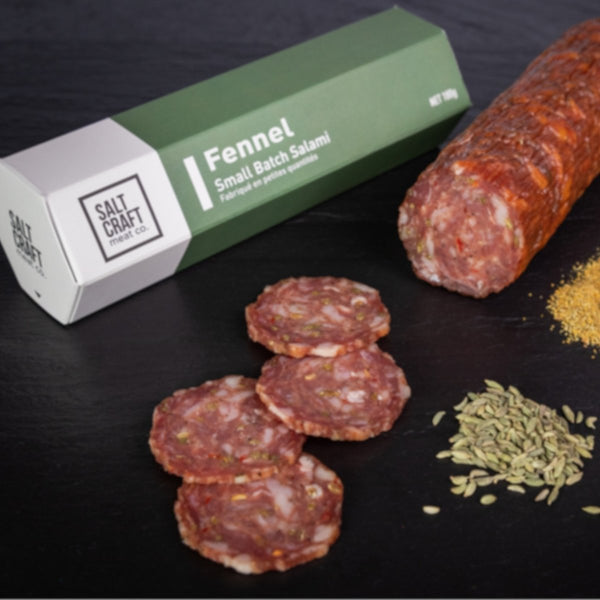 GotoPopupYYC - Salt Craft Meat Co. - Fennel Salami - 180g -SCMC-FEN-0001