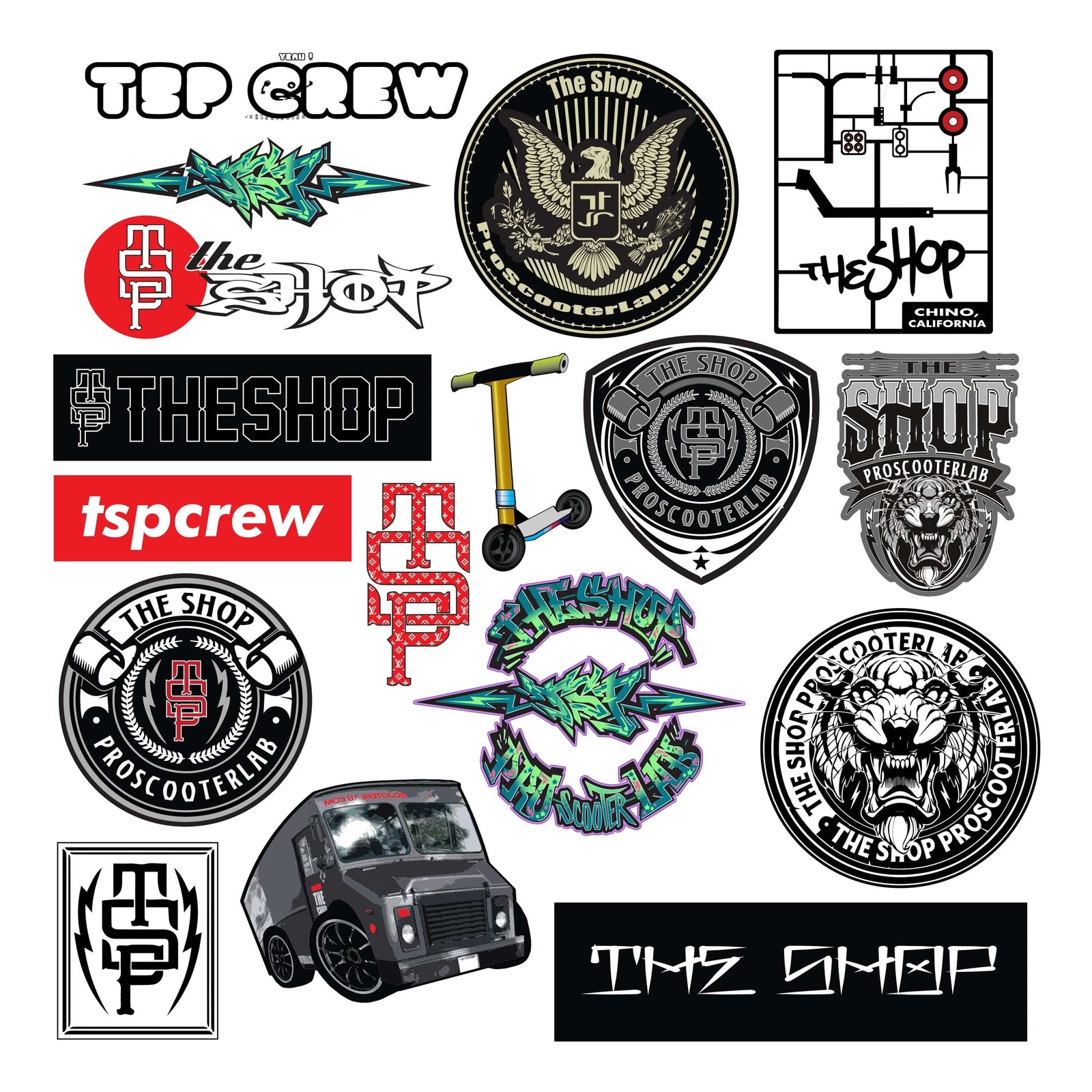 Need Cool Scooter Stickers? | The Shop Pro Scooter