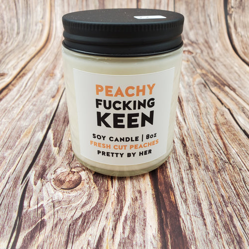 Peachy ____ Keen Candle