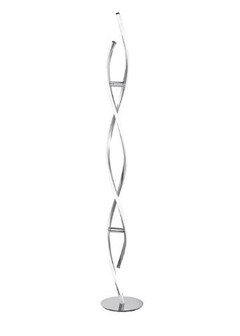 navigare olivia led floor lamp in chrome