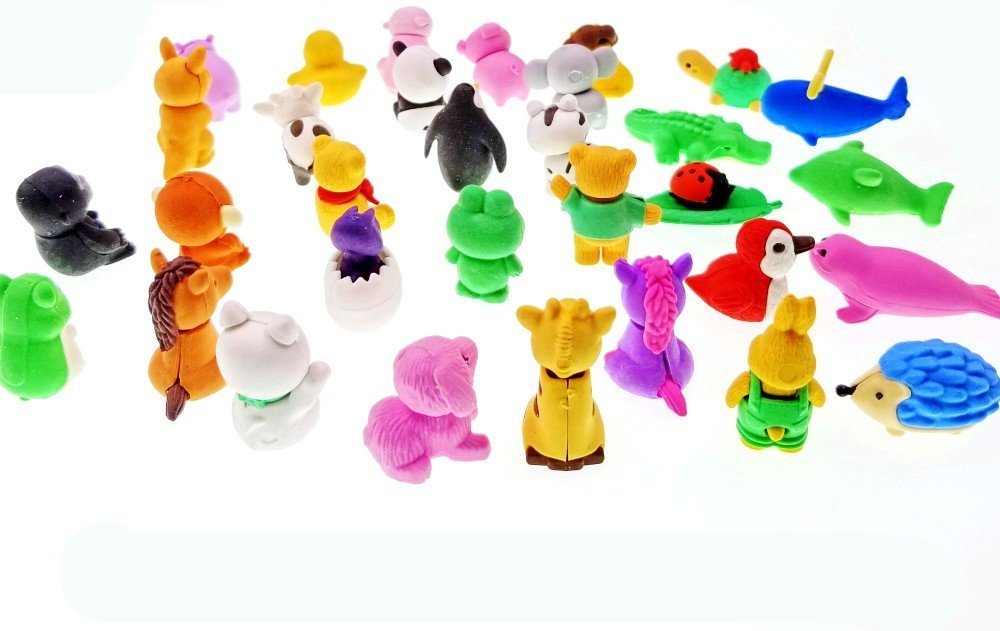 mini rubber animals