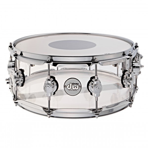DW Design Snare Drum 14x6 Clear Acrylic