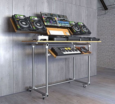 Studio Mixer Stand DJ Cart by GRIFFIN