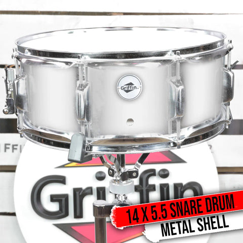 Metal Snare Drum by Griffin