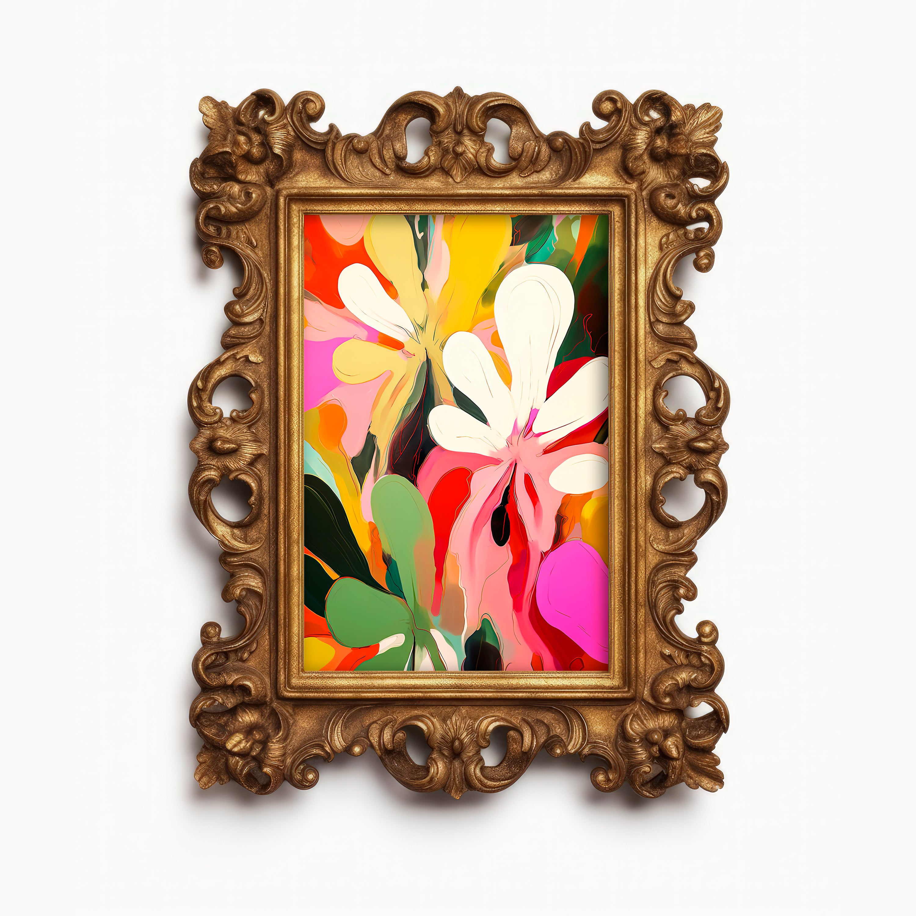 AI Art Print No. 1 - Abstract Floral