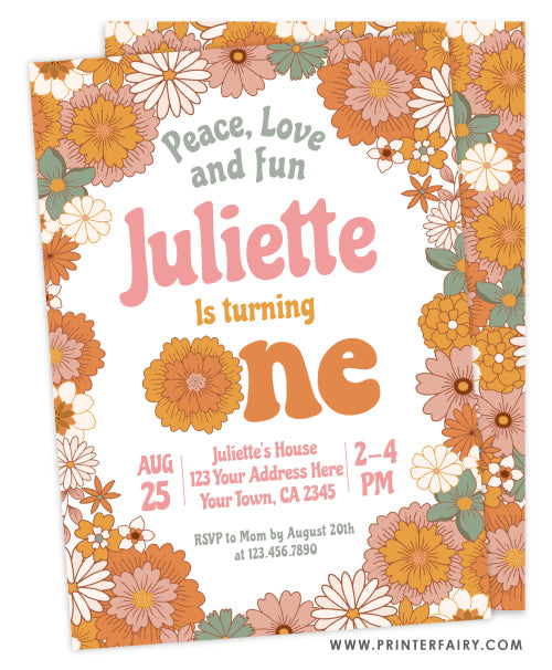 Groovy Invitation Template Free