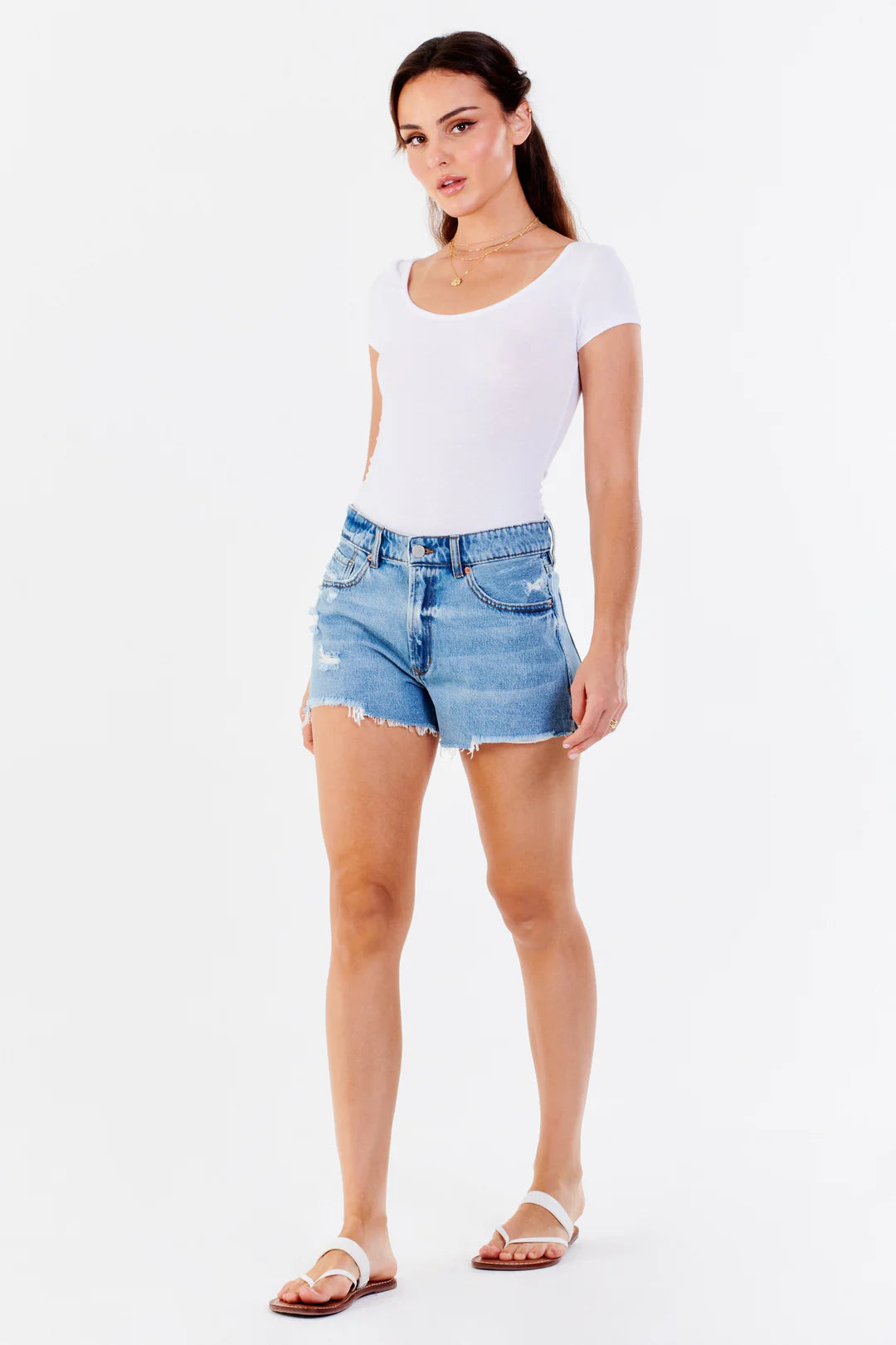 Dear John Carrie Super High Rise Shorts, Malibu