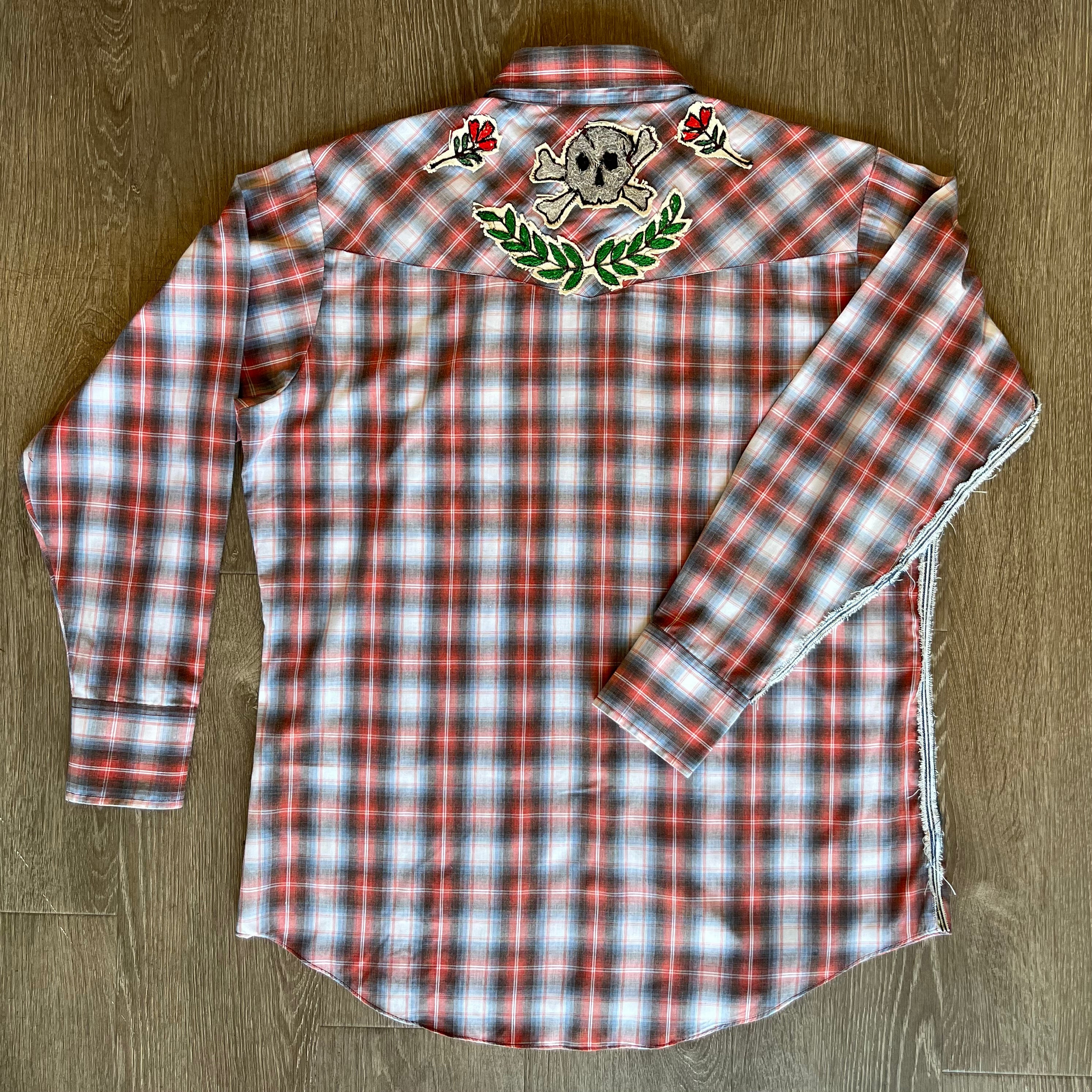 Blink Blink "I'm DED" Snap Western Shirt