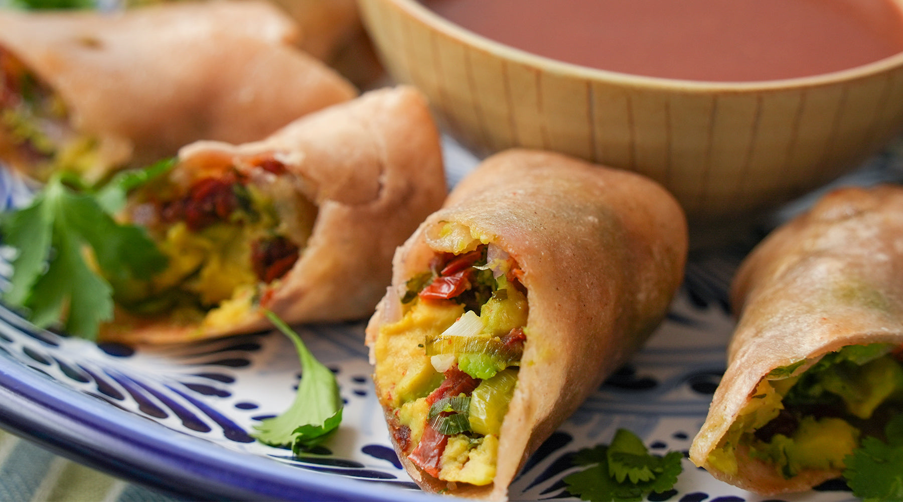 Vegan Avocado Egg Roll Recipe