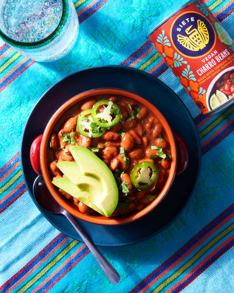 Siete Vegan Charro Beans Lifestyle Image