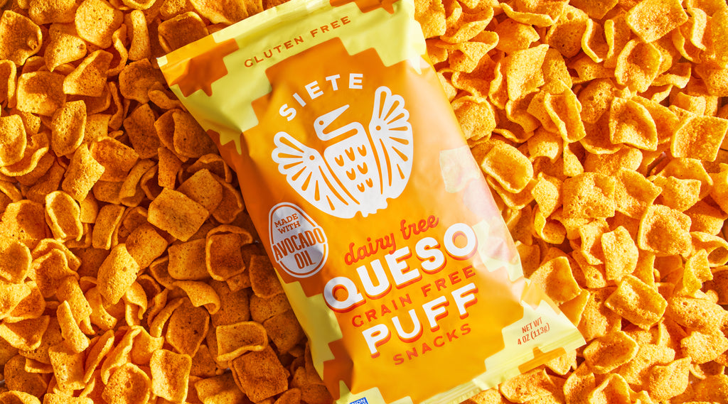 Siete Foods Grain Free Queso Puff Snacks