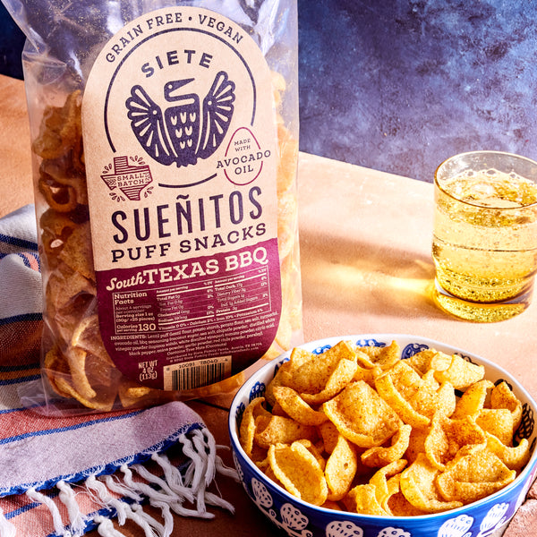 Siete Small Batch Puff Snacks South Texas BBQ