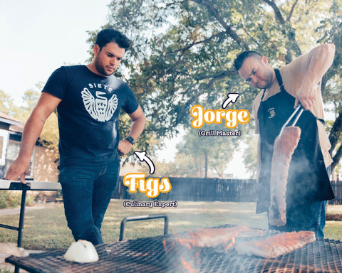 Jorge and Figs Grilling