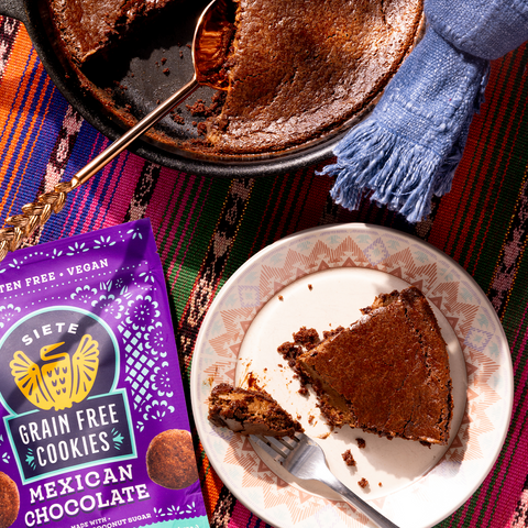 Siete Foods Mexican Chocolate Cream Cake Recipe Image
