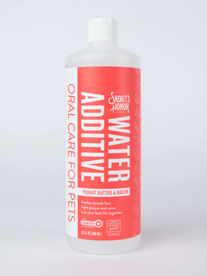 Skout's Honor Brushless Oral Care Water Additive for Dogs & Cats Peanut Butter & Bacon Flavored - Go Healthy Pet - Cat Water Additive