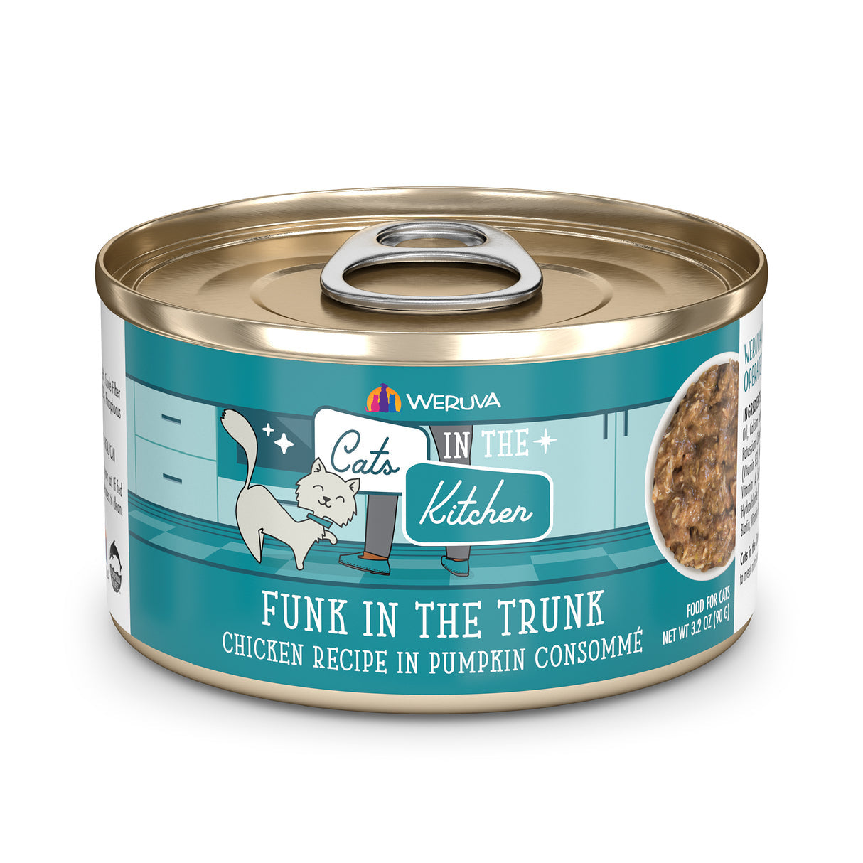 Weruva Cats in the Kitchen FUNK IN THE TRUNK Cat Food - 3.2 oz