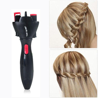 Fast Automatic Twist Braided Curling Hair Tool Fonsany Colour