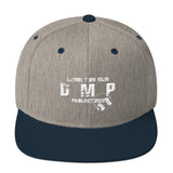 DMP Snapback Hat - White Logo