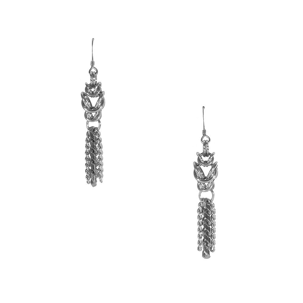 METAL Box & Chain Earrings – Rapt In Maille