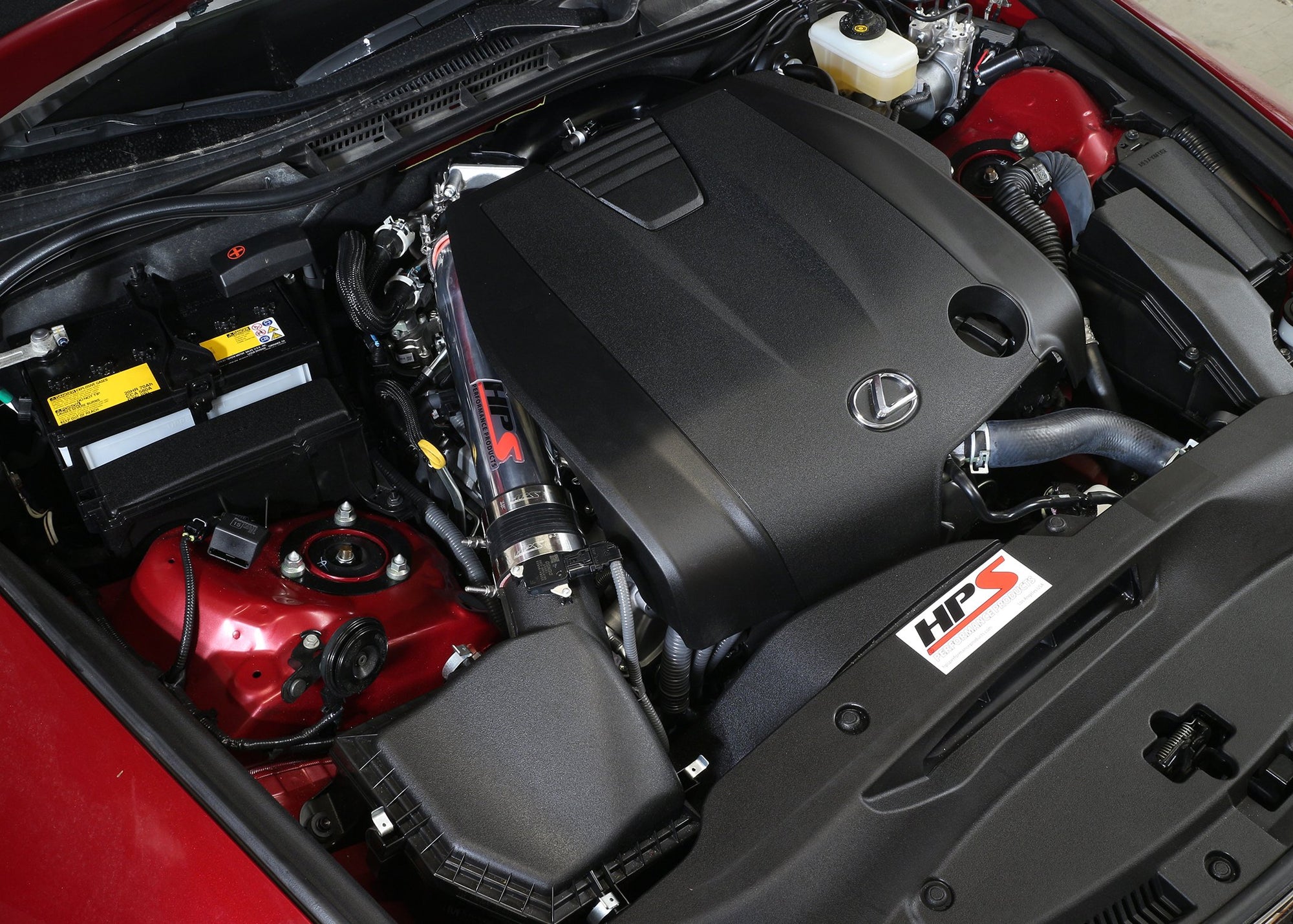 HPS Cold Air Intake Kit Post MAF Tube Shortram 2014-2016 Lexus IS250 2 ...