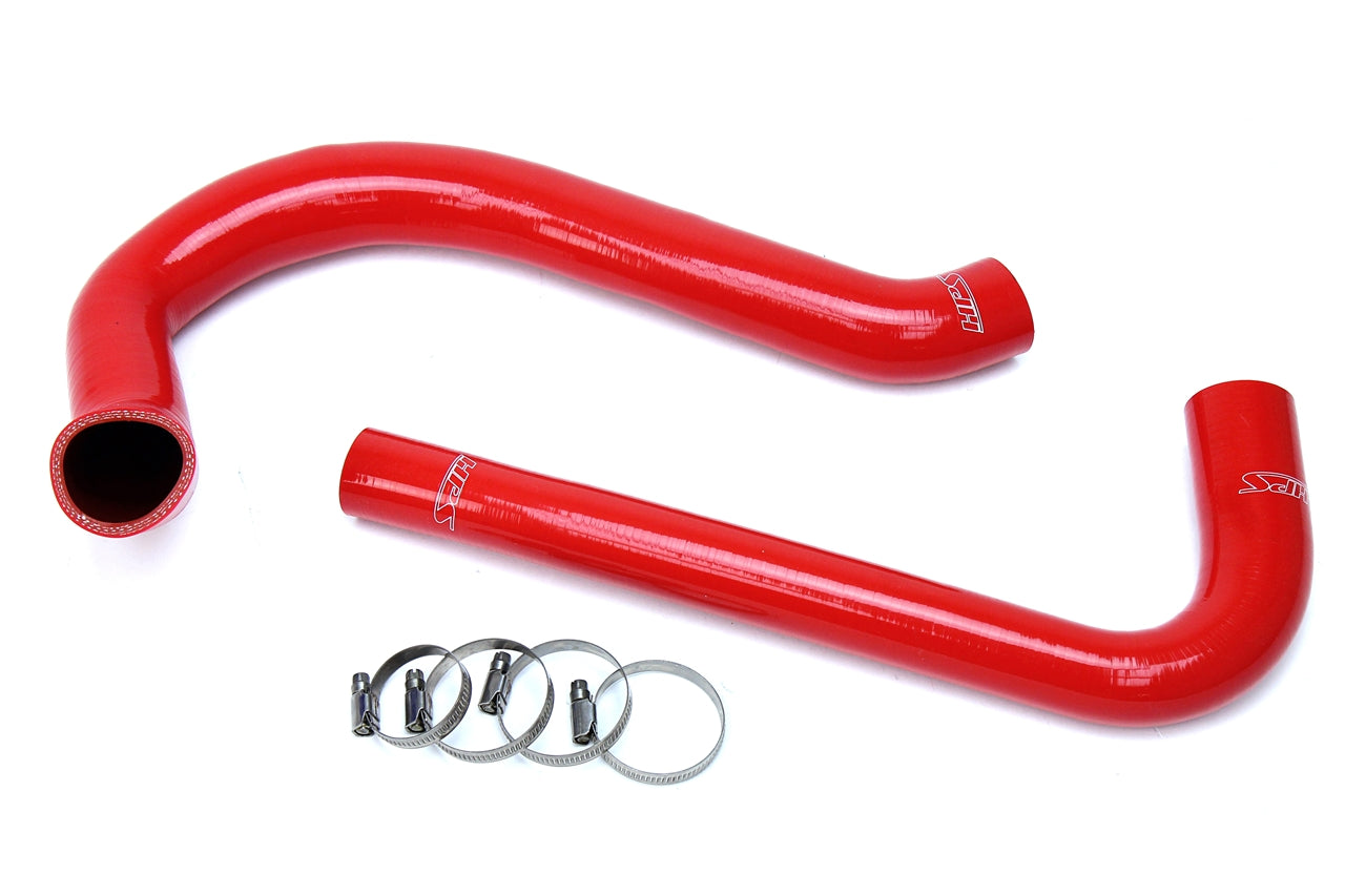 HPS Red Silicone Radiator Hose Kit Coolant Jeep 87-95 Wrangler YJ  -  HPS Performance Products