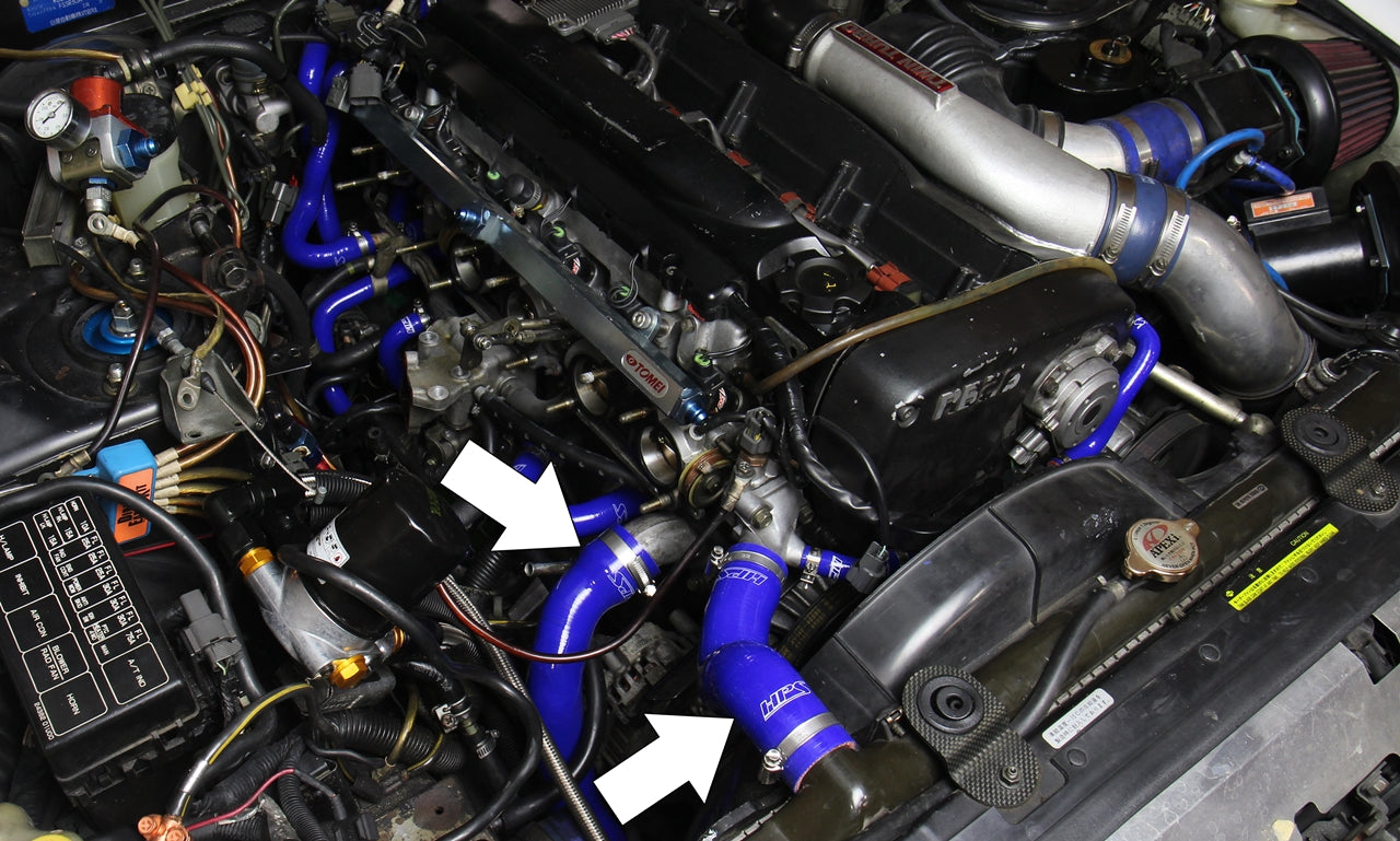 HPS Blue Silicone Radiator Coolant Hose Kit for 89-94 Nissan Skyline GTR R32 RB26DETT Twin Turbo