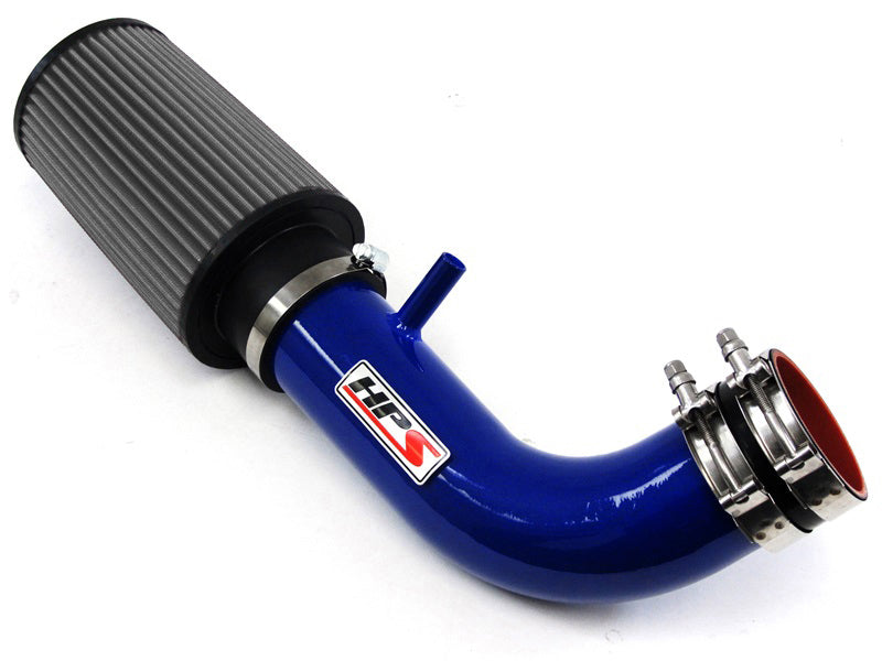 HPS Cold Air Shortram Intake Kit 2007-2011 Jeep Wrangler  V6 Blue  827-300BL - HPS Performance Products