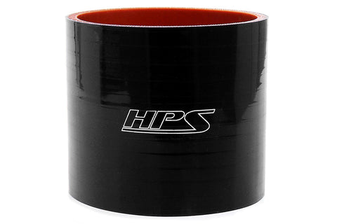 HPS Silicone Hoses HTSER90-150-175-BLK Silicone High Temperature 4-ply  Reinforced 90 degree Elbow Reducer Coupler Hose, 75 PSI Maximum Pressure,  4