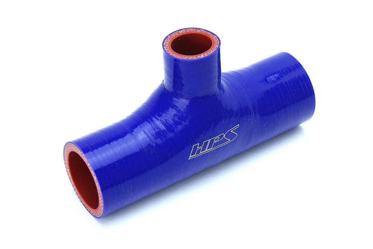 AotoKoop Universal High Performance 4-Ply 90 Degree Elbow Reducer Coupler  Silicone Hose ID 2.5 to 3.5 (64mm to 90mm), Blue