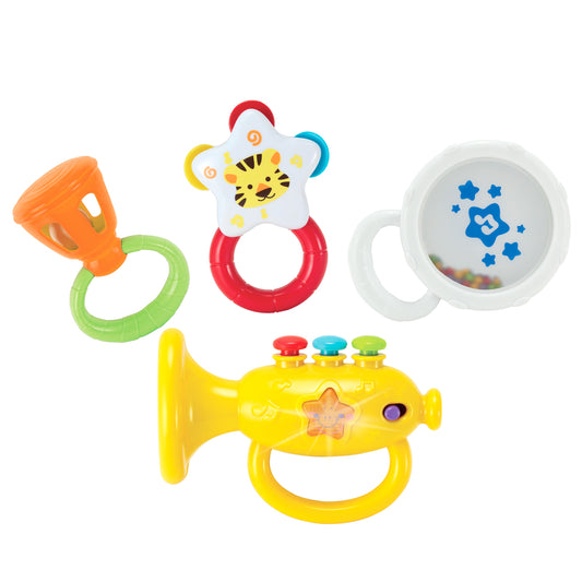Rattle Music Set - Keyboard, 4 Stage Toy