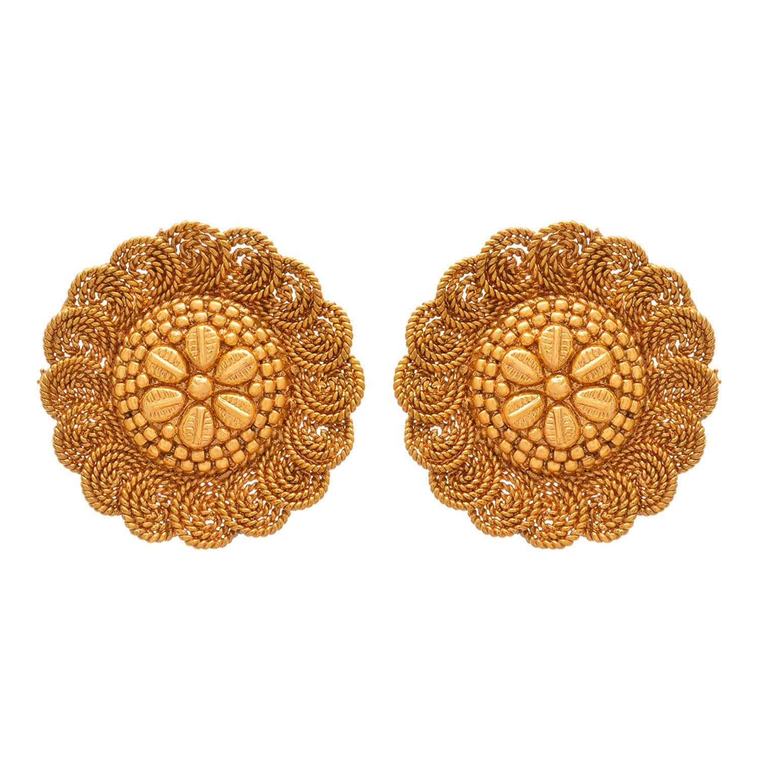 Indian Fashion Jewellery Gold Plated Earrings Stud Women Traditional  Jewelry 55 | eBay