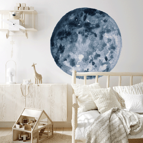 Blue Moon Wall Decals