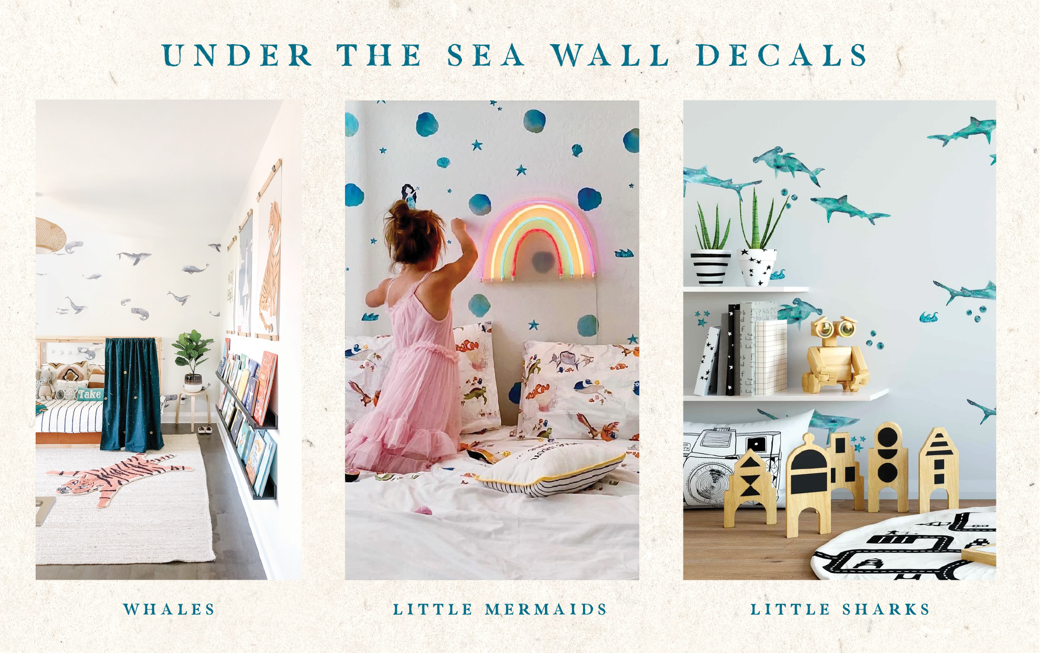 Under the sea wall decals