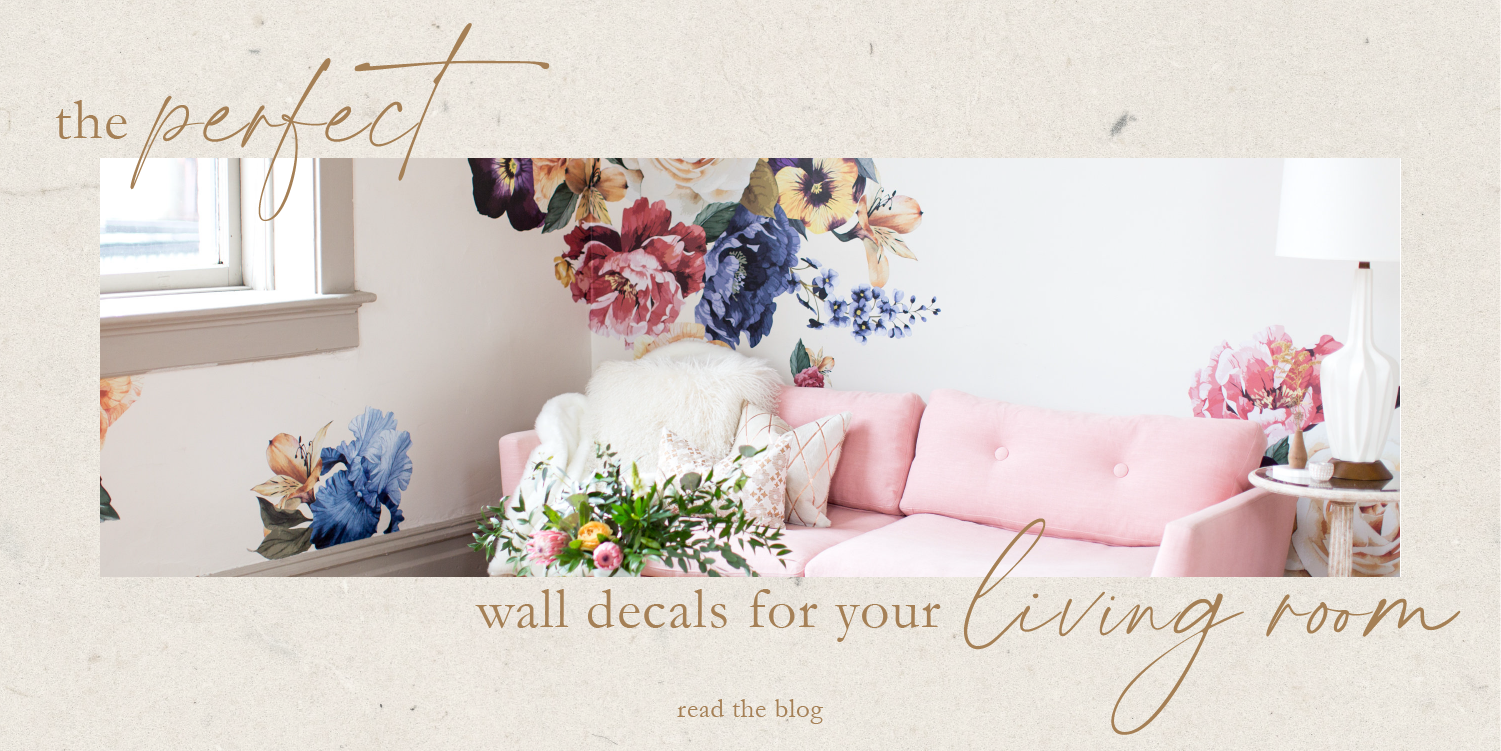 The Perfect Wall Decals for your Living Room