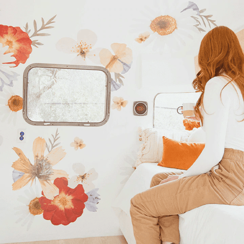 Pressed Floral Wall Decals