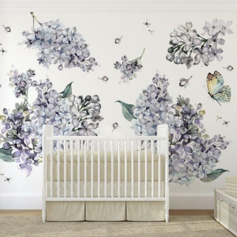 Lilac Blooms Wall Decals