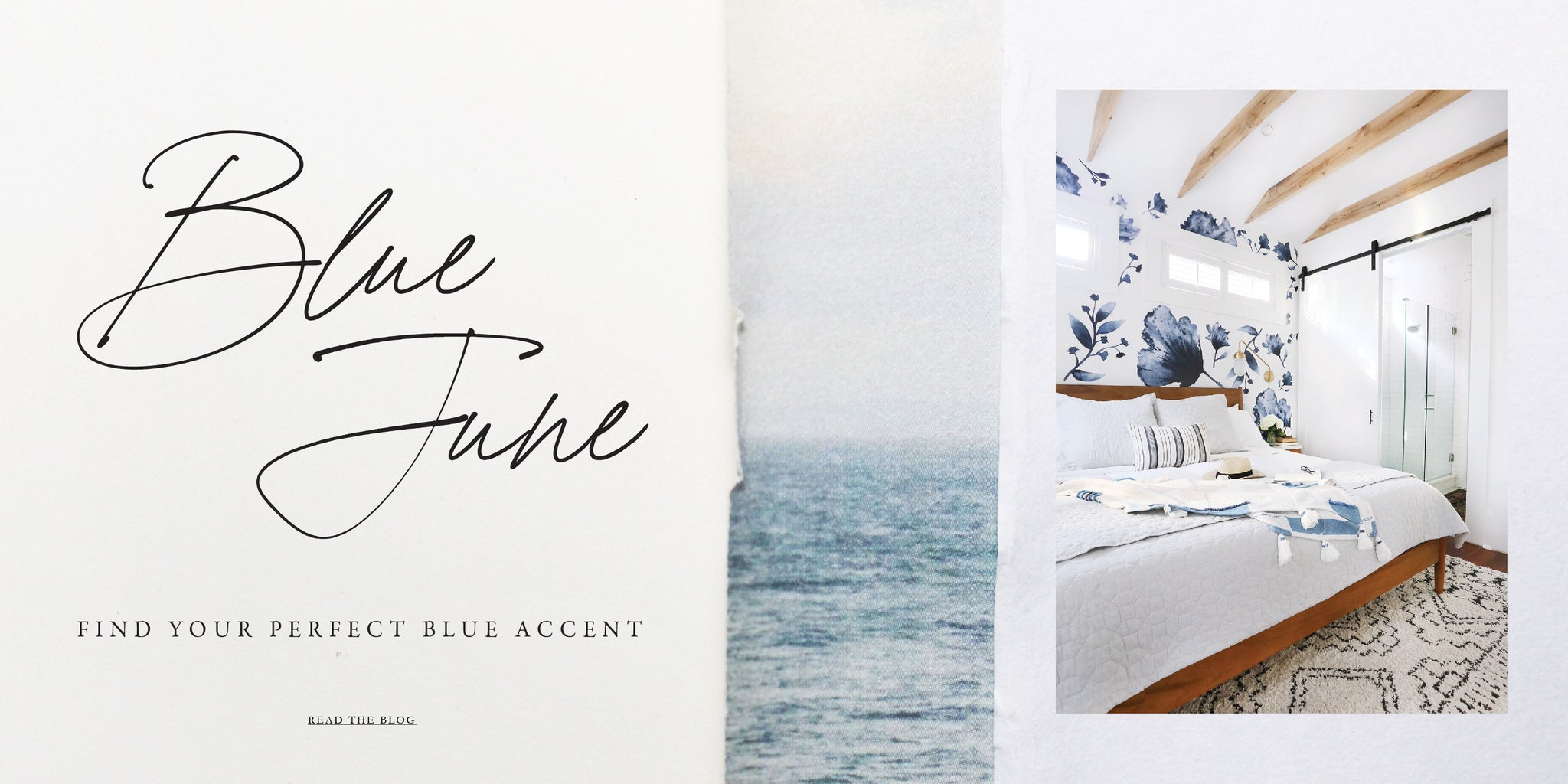 Blue Accent wall decals